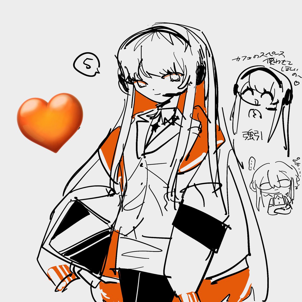 m_kai_999's tweet image. キャラデザなどを一気に放流