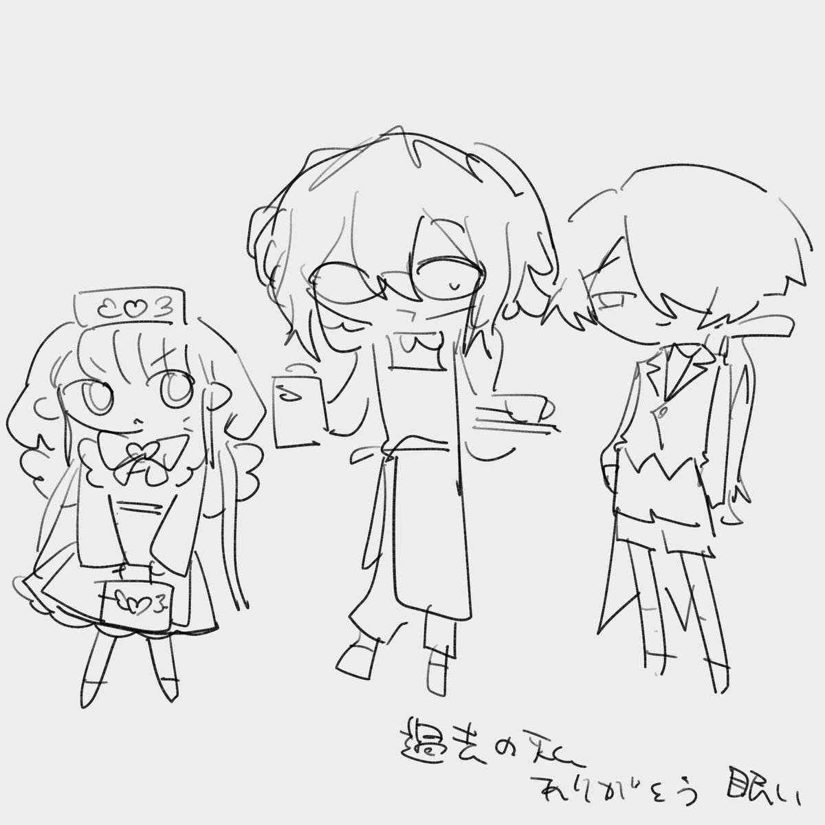 m_kai_999's tweet image. キャラデザなどを一気に放流