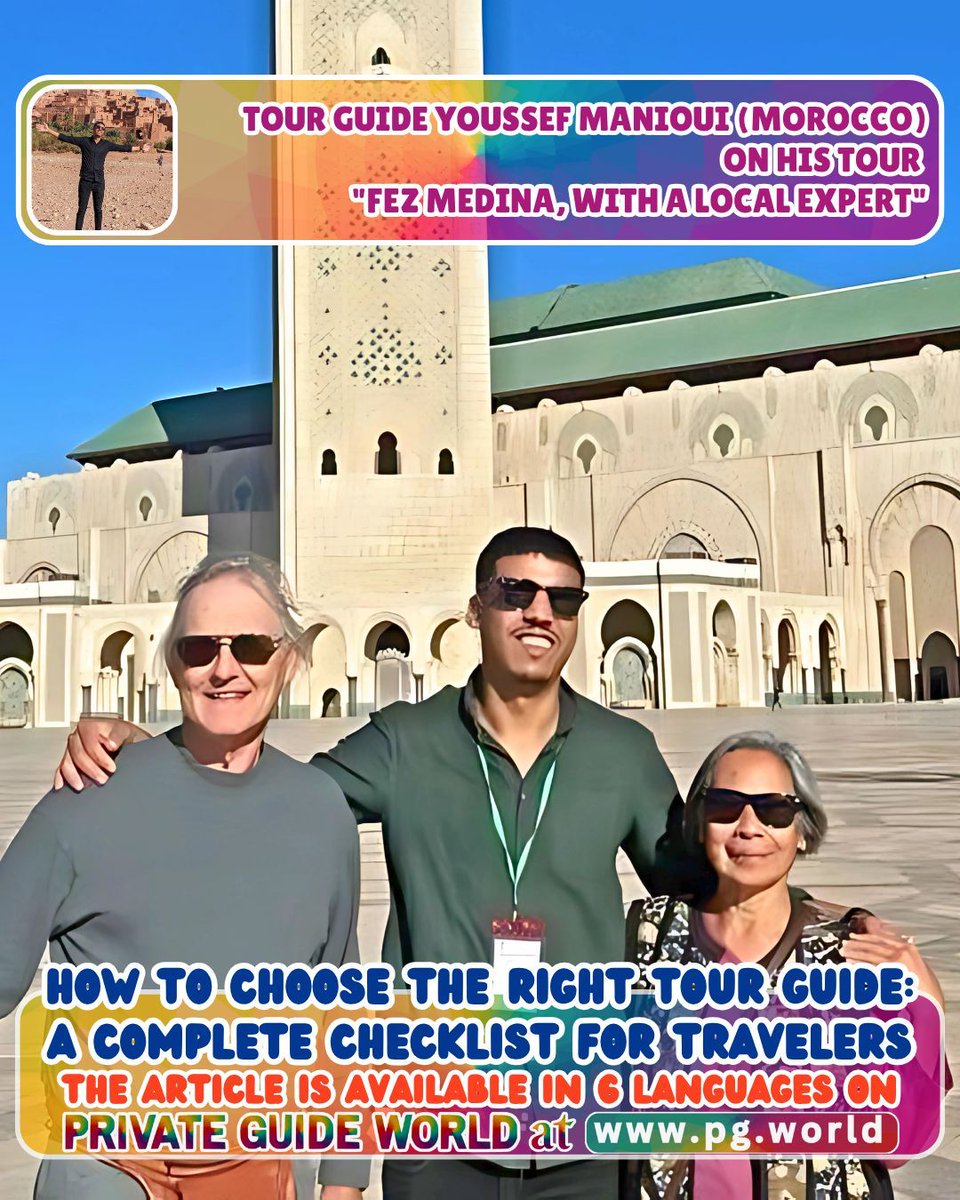 wwwpgworld's tweet image. Your tour guide can make or break your travel experience. That&apos;s why choosing wisely is paramount for every traveler. How to Choose the Right Tour Guide: A Complete Checklist for Travelers pg.world/articles/how_t… #TravelExperiences #TourGuideTips #TravelHacks #DestinationExperts