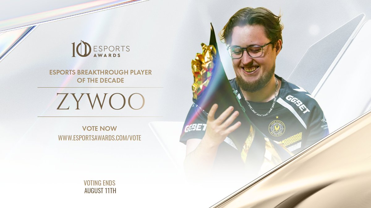 esportsawards's tweet image. Vote for your favorite nominee of the Esports Breakthrough Player of the Decade award.
@NigmaMiracle
@zywoo
@M0nkeyM00n
Remember, you can VOTE EVERY DAY, once a day.
✅ Vote now: esportsawards.com/vote/
Voting closes on August 11th