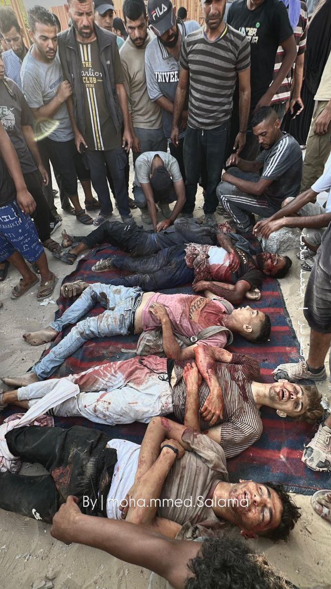 Marchfoward's tweet photo. 10 disahkan terbunuh dan 70 cedera dalam serangan Israel ke atas pusat bantuan kemanusiaan di Jalan Al Tina, Selatan Khan Younis Gaza Jam 12.30 Tengah hari tadi waktu Malaysia https://t.co/iJdnwKycbh