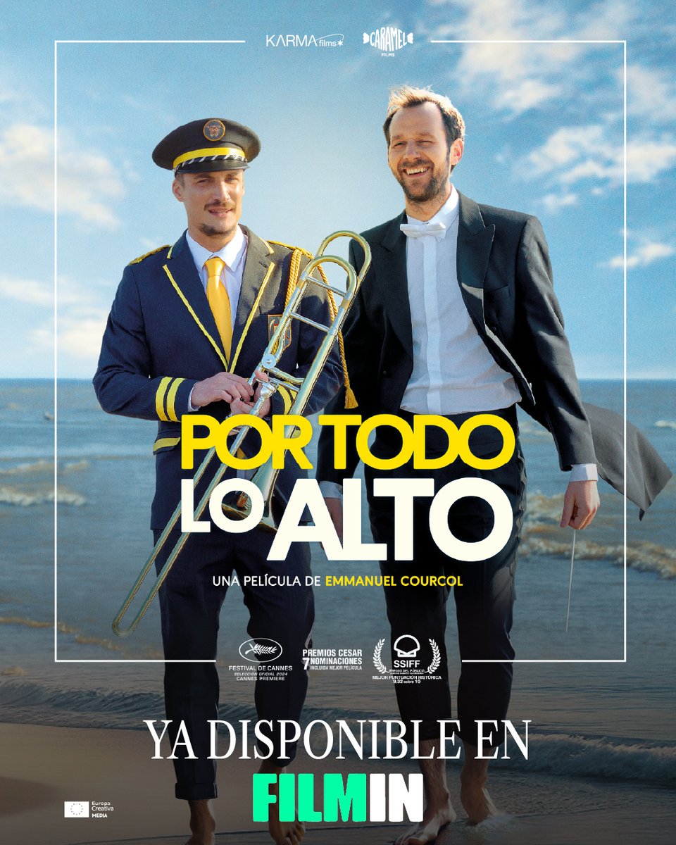 karmafilms's tweet image. Una feel good movie para disfrutar #PorTodoLoAlto.
Una película sobre dos hermanos y dos mundos musicales y sociales muy diferentes que entrelaza melodía y emoción para conseguir que dos mundos opuestos empiecen a escucharse. 🎺 Ya disponible en @Filmin.