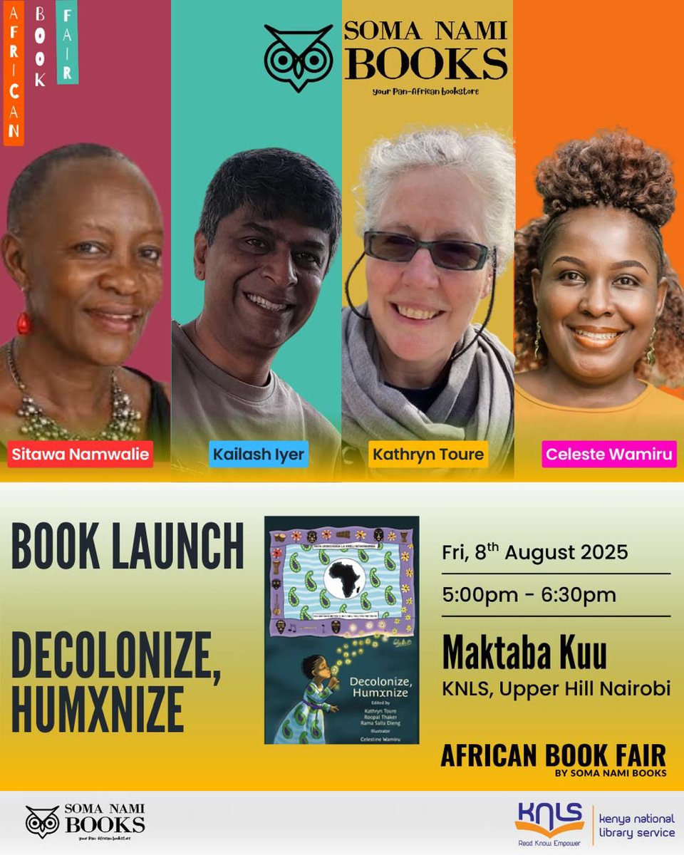 Langaa RPCIG (@langaa_rpcig) on Twitter photo In #Nairobi on Aug 8? Don’t miss the 5pm launch of #DecolonizeHumxnize at the <a href="/SomaNamiBooks/">SomaNamiBooks</a> African Book Fair—an interactive call to decolonize and humanize our world. - langaa-rpcig.net/decolonize-hum… In #Nairobi on Aug 8? Don’t miss the 5pm launch of #DecolonizeHumxnize at the <a href="/SomaNamiBooks/">SomaNamiBooks</a> African Book Fair—an interactive call to decolonize and humanize our world. - langaa-rpcig.net/decolonize-hum…