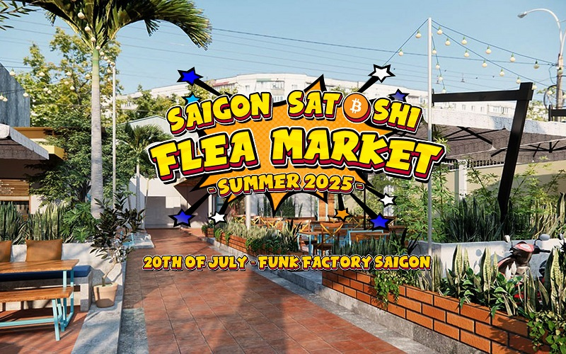 Tomorrow afternoon - the third Satoshi Flea Market Saigon is happening 🥳

Join us!