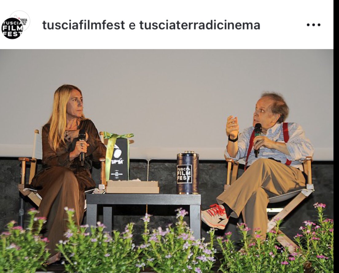 enricomagrelli's tweet image. Ieri sera conversando con la costumista Loredana Buscemi sul suo lavoro e sul film “Fuori”