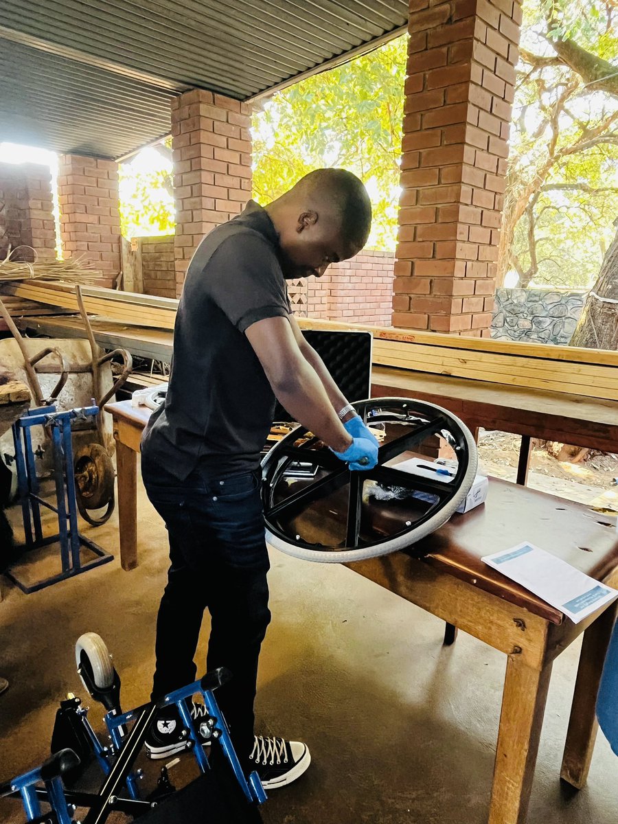 Wheels Life Changer honored Nelson Mandela by spending 67 minutes at Tshilidzini Hopsital, Where they donated a CP buggy and gave 10 patients of persons with disabilities a special gifts. Our Wheelchair technician learned a lot from OT Department also. lnkd.in/dUbcXYVh