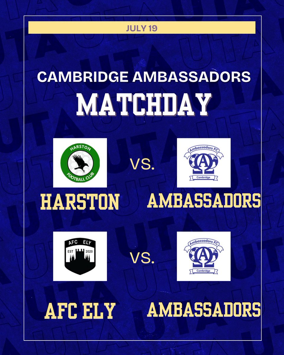 Pre Season Match Day 💙

With plenty of availability today both teams have a game, a right mixture of players including some new faces trialing out. 

📍 Harston Rec, 2PM KO
📍 Pymoor cricket and social club, 2PM KO