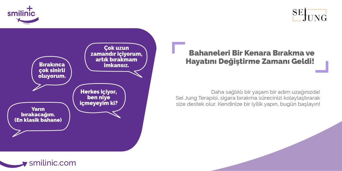 📞+90 530 180 83 48
🖥️smilinic.com
#Bodrum #Smilinic #SmilincBodrum #SeiJung #SeiJungBodrum #SağlıklıYaşam #AlternatifTedavi #Obezite #AlkolBağımlılığı #SigaraBağımlılığı #SağlıklıBirYaşam