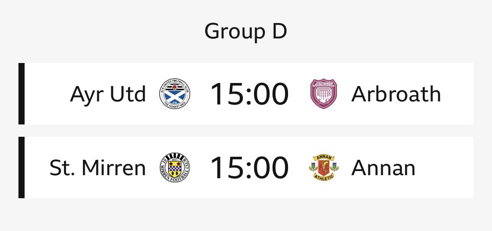 🏟️ We’re up for the cup in Paisley today, 3pm ko - as always, cash and card accepted at the kiosks 🥧 

🐼 What’s your prediction? ⚽️ 

(PS. It should really be called Group A, naw?)