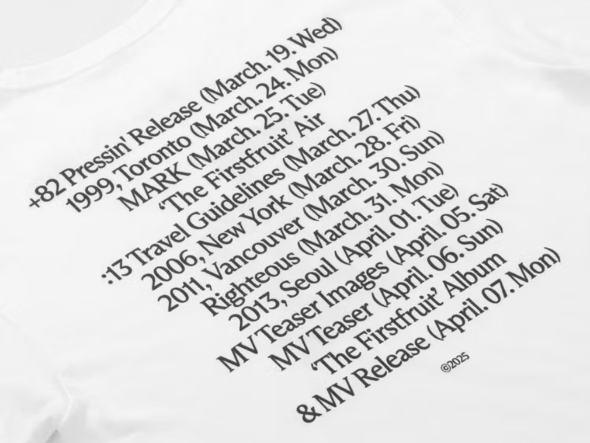 323chives's tweet image. wts lfb nct ph

mark the first fruit timetable shirt

— ₱1730 + shipping fee
— payo only! secured from withmuu.ph &amp;lt;3
— eta: july 21

reply or dm to claim! :)