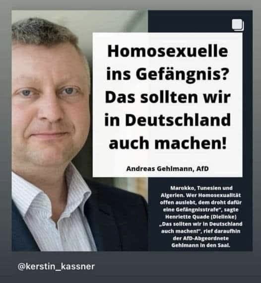 Die #AfD. 

Menschenverachtend wie immer. In völkisch-teutscher Tradition…