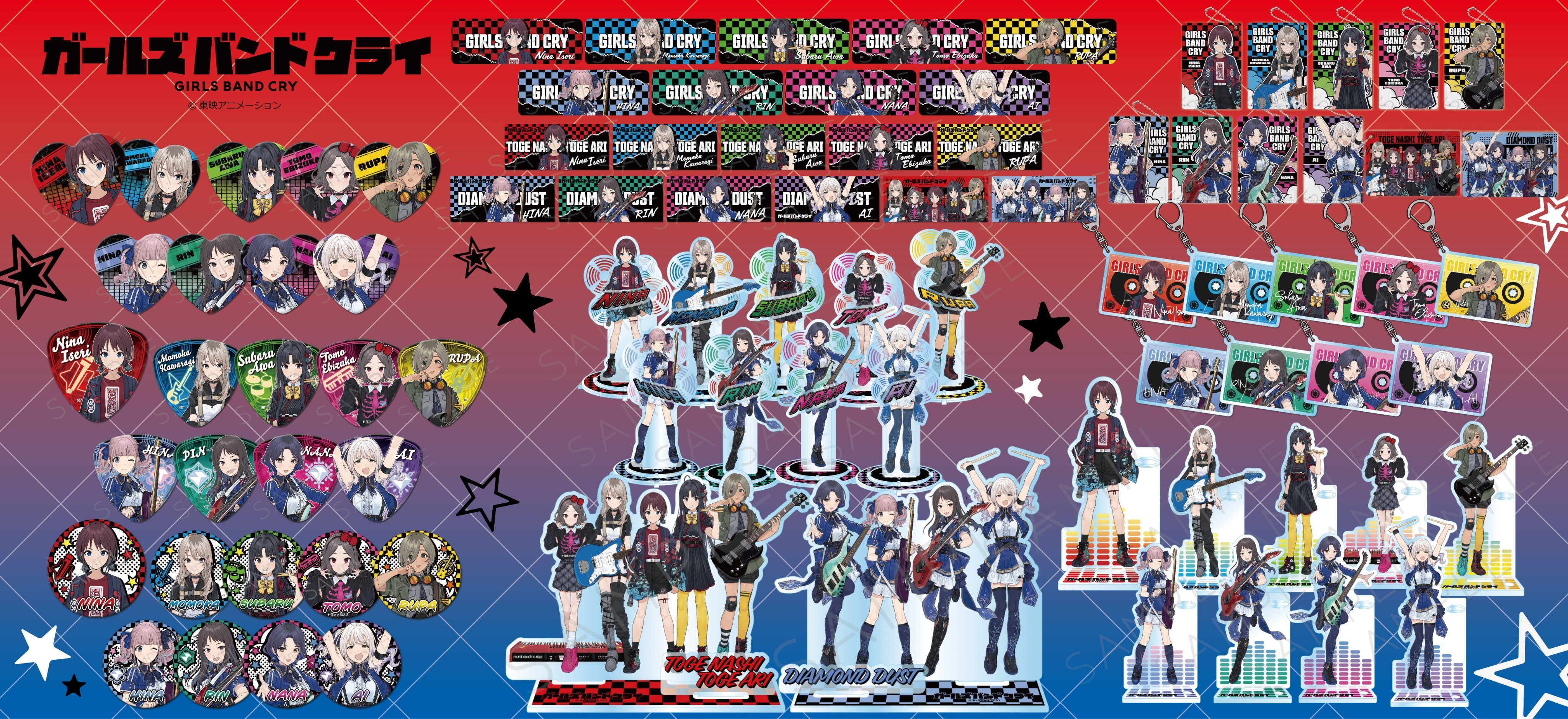 【新品未開封】ガールズバンドクライ タワレココラボグッズ ガルクラ ガールズバンドクライ』 POP UP SHOP in TOWER RECORDS」グッズ