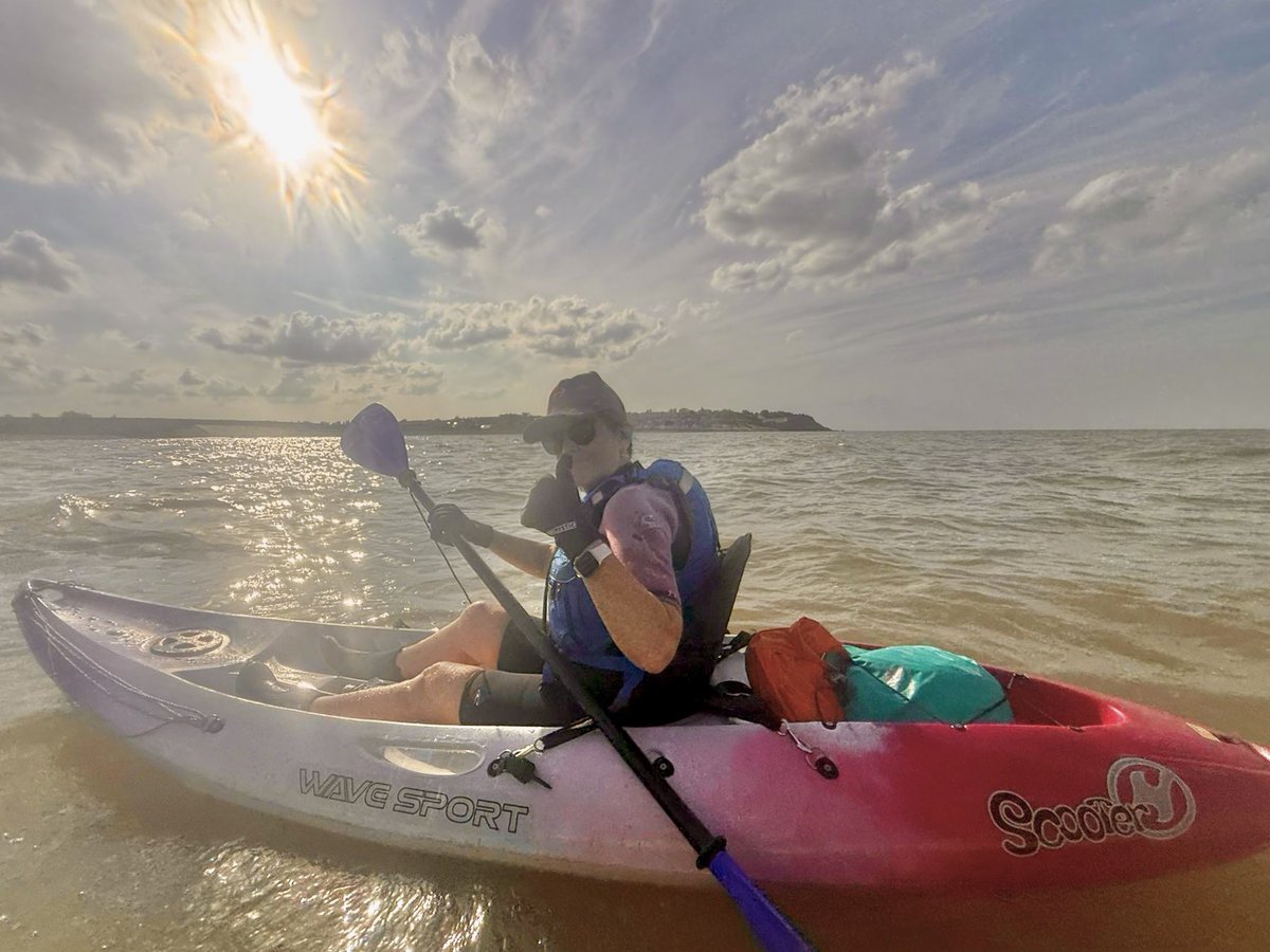 Primageographer's tweet image. A little fun out on the water last night with friends, before a night of much needed torrential rain. No swimming for us today though as #sewage alerts in place.
