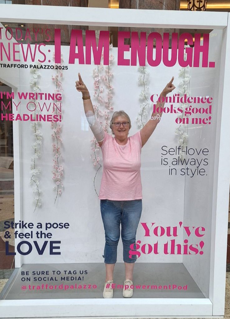 Christine Campbell (@ccampbell162) on Twitter photo 19/7/23 I received a Stage4b high grade serous terminal #ovariancancer prognosis of <12mths.
Since then I have advocated for a Public Awareness Campaign in #NorthernIreland to empower others to recognise the #BEAT symptoms of this disease. 
#EmpowermentPod
#IAmEnough🩵 19/7/23 I received a Stage4b high grade serous terminal #ovariancancer prognosis of <12mths.
Since then I have advocated for a Public Awareness Campaign in #NorthernIreland to empower others to recognise the #BEAT symptoms of this disease. 
#EmpowermentPod
#IAmEnough🩵