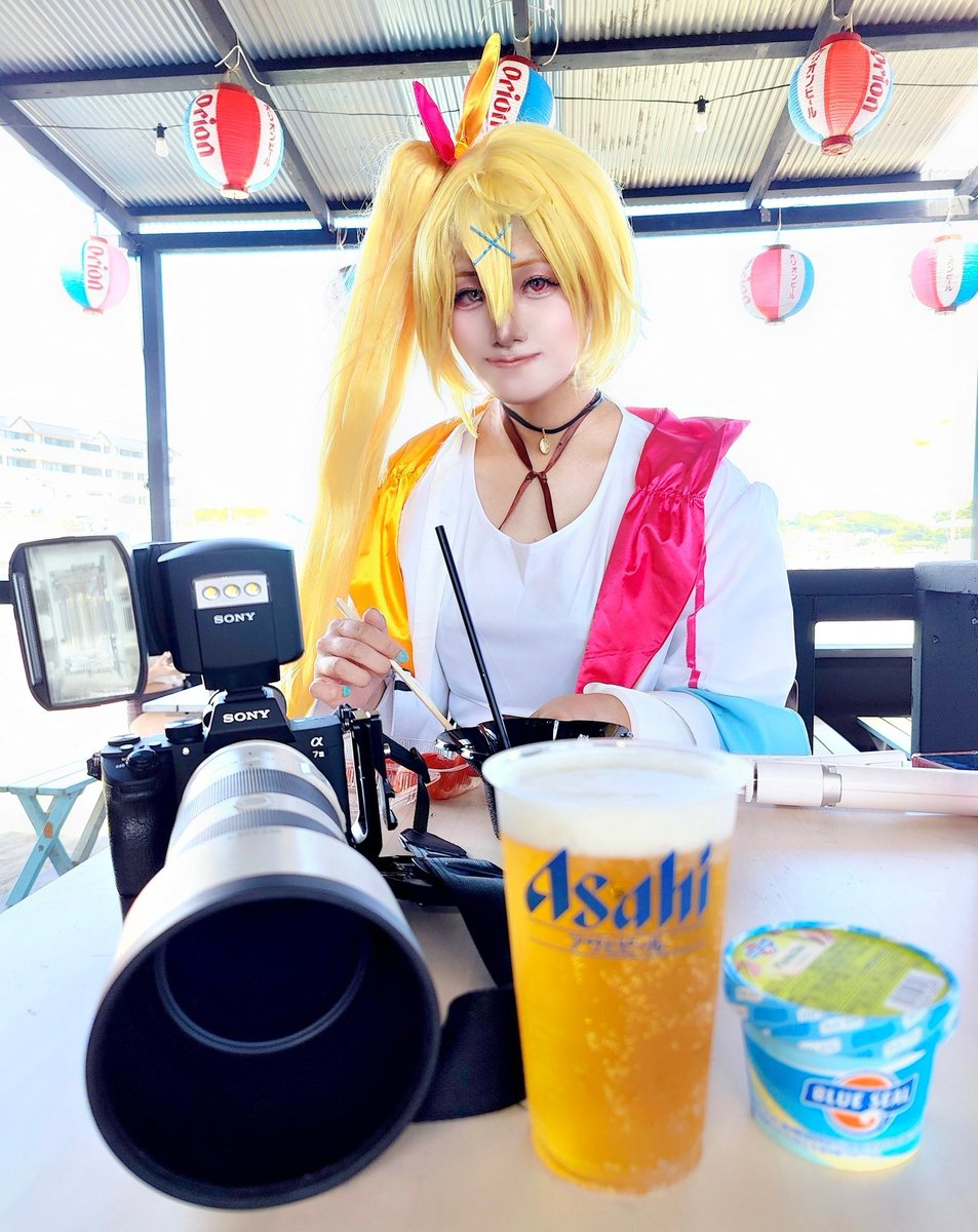 hinonuko_2434's tweet image. #超江ノ島コスプレ祭 　でsrちゃんの個撮してもらってた!!
ロケーションも天気も最高でした✨️