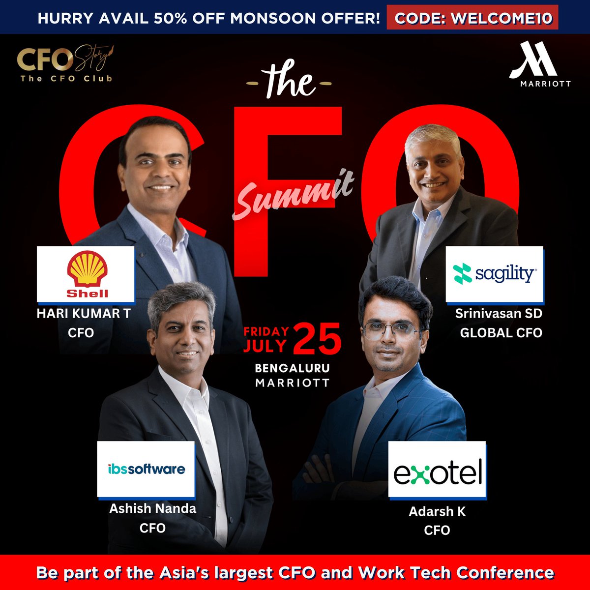 We are proud to be Media Partners for the upcoming CFO Story Club – Bengaluru Edition 2025, Affiliated by Competitors View.

Date: July 25, 2025
Venue: Courtyard by Marriott, Hebbal, Bengaluru

Register now: cfostory.club

#cfostory
#tgh #theglobalhues #mediapartner