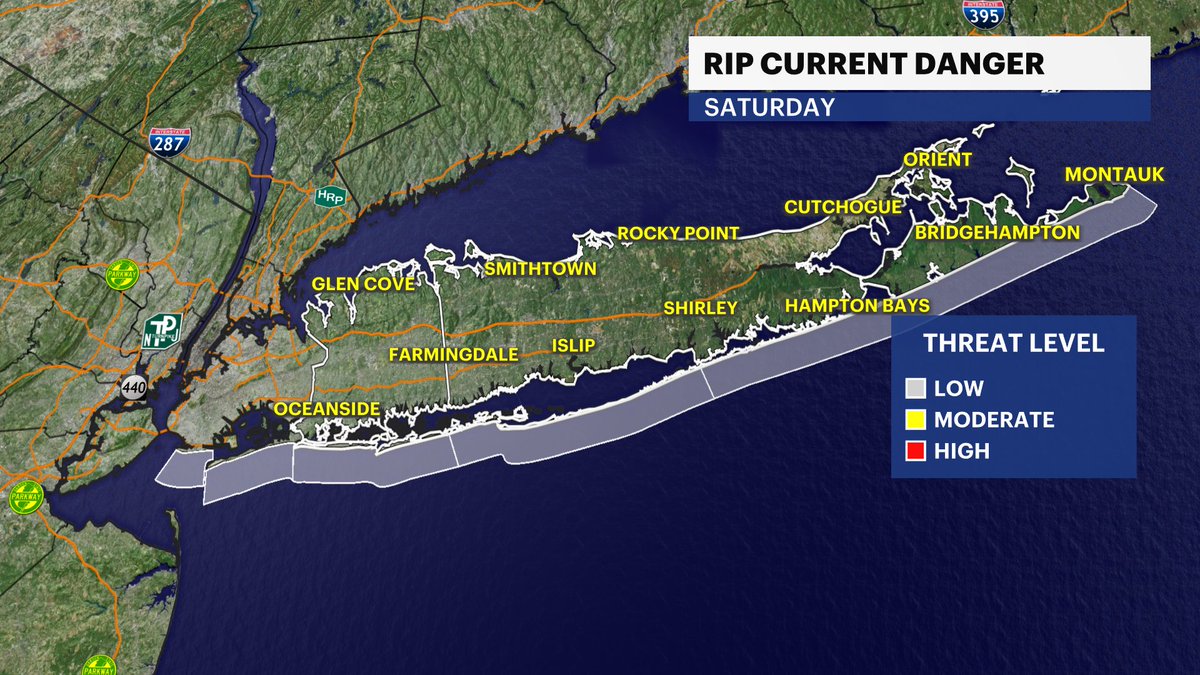 AlexCalamiaWx's tweet image. It's a GORGEOUS start to the weekend, but changes are on the way.
Details this morning on @News12LI Join us!
🌊Low Risk for Rip Currents
☁️More clouds this afternoon & a shower
😓Hot & Humid Sunday
⛈️ A pop up strong storm sunday