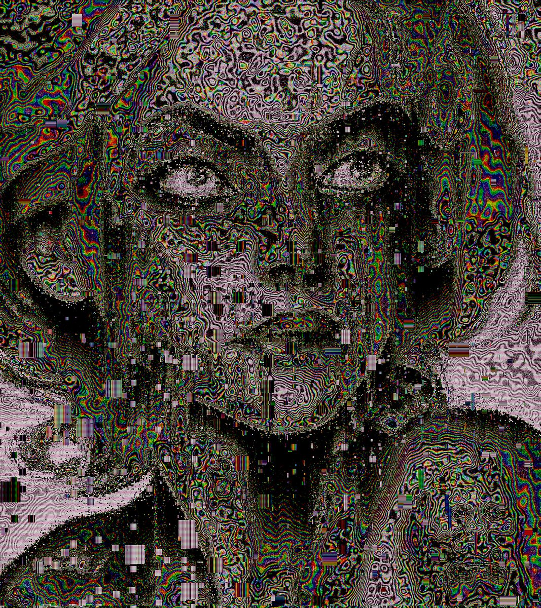 "Antii-Virus" available on <a href="/SuperRare/">SuperRare</a> 

She rises from the noise and light,
A guardian born of glitch and fight.
Her stare is sharp, her silence deep,
She watches where the shadows creep.

Reserve:0.15Ξ

🔗⬇️