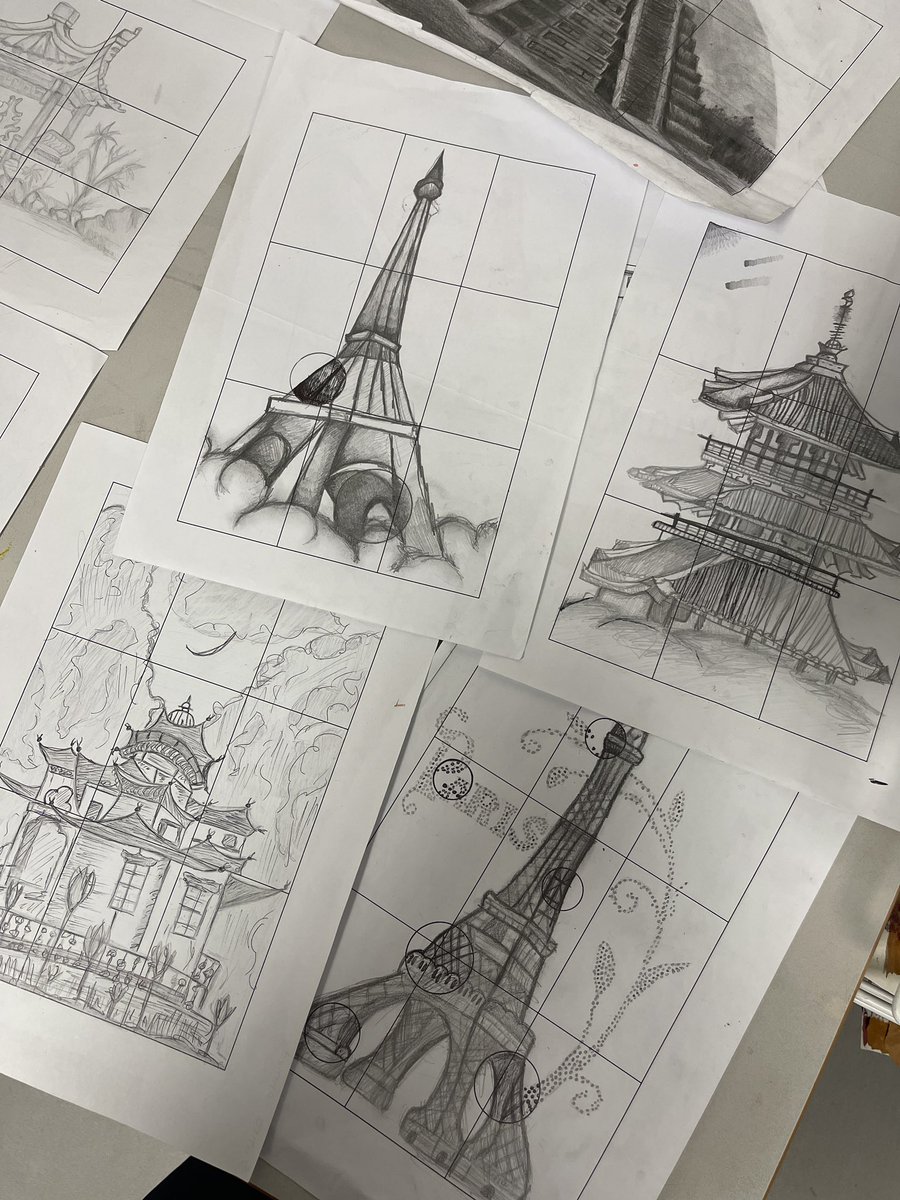 TAC_ADT's tweet image. A snapshot of our Year 9 students observational drawings! βπΌ
Using monochrome mediums to create formal elements such as value and form πΌοΈ
#ObervationalDrawing #Gridding #Structures
π£οΈ @MissDearnley_