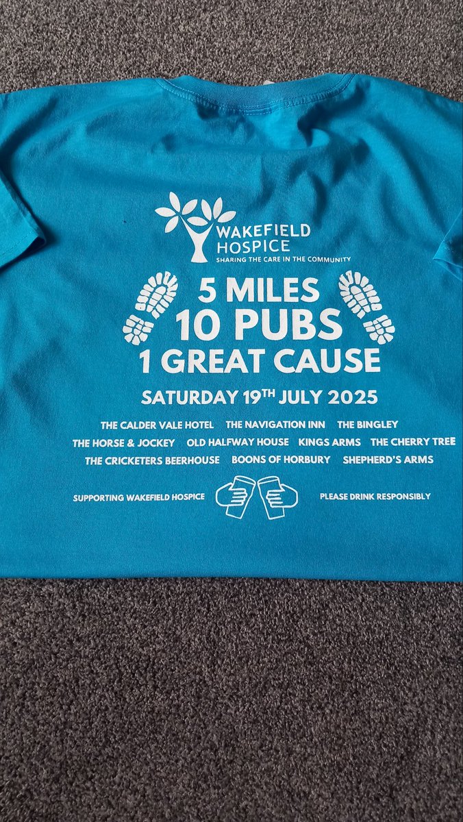 JasonAtack1's tweet image. Combo for this afternoons big outing. @adiFamily_ @WfldHospice . Love to all, have a top weekend everyone 👍💙🍻😃