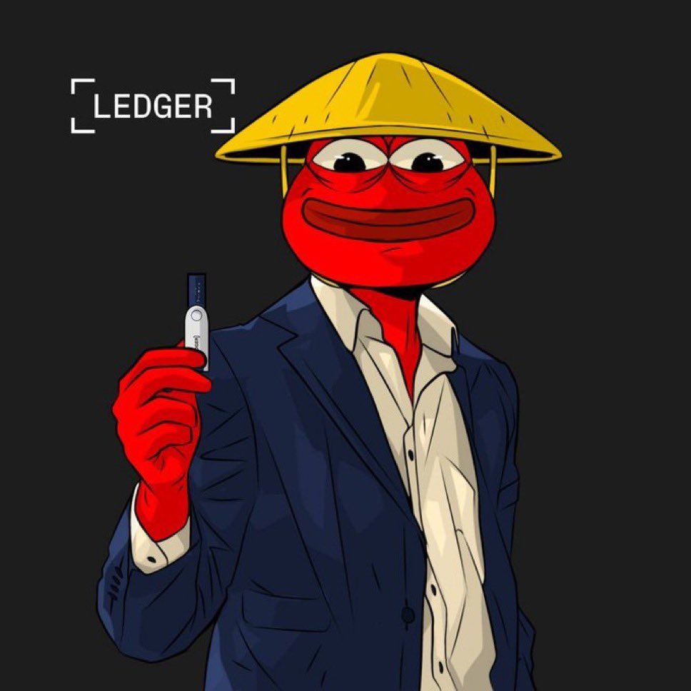 Peipeierc20's tweet image. Friendly reminder you can store your $PEIPEI on @Ledger devices 🔒
Simply search PeiPei on the link below and be safe with your tokens 🐸
ledger.com/supported-cryp…