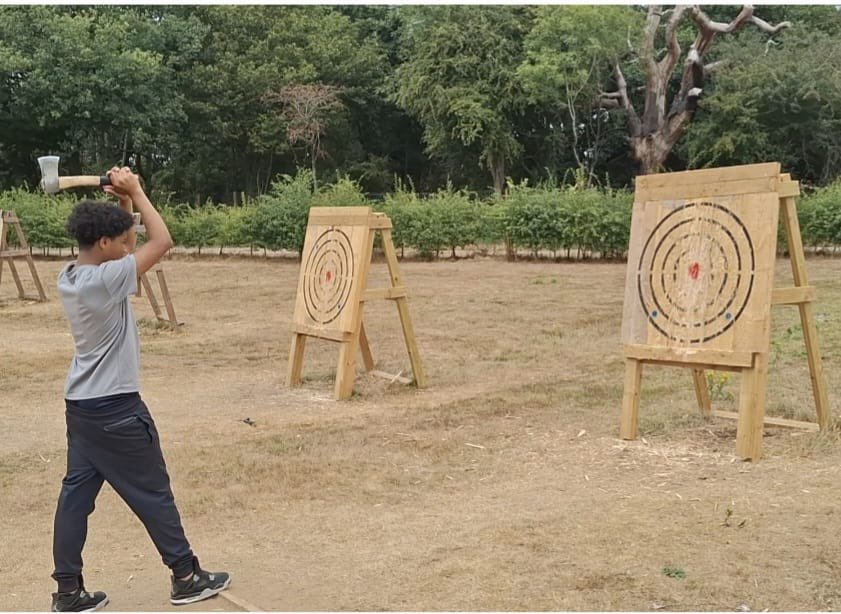 HaringeyLP's tweet image. We had a go at axe throwing @StubbersCentre this week. 🪓 #ThisIsAP