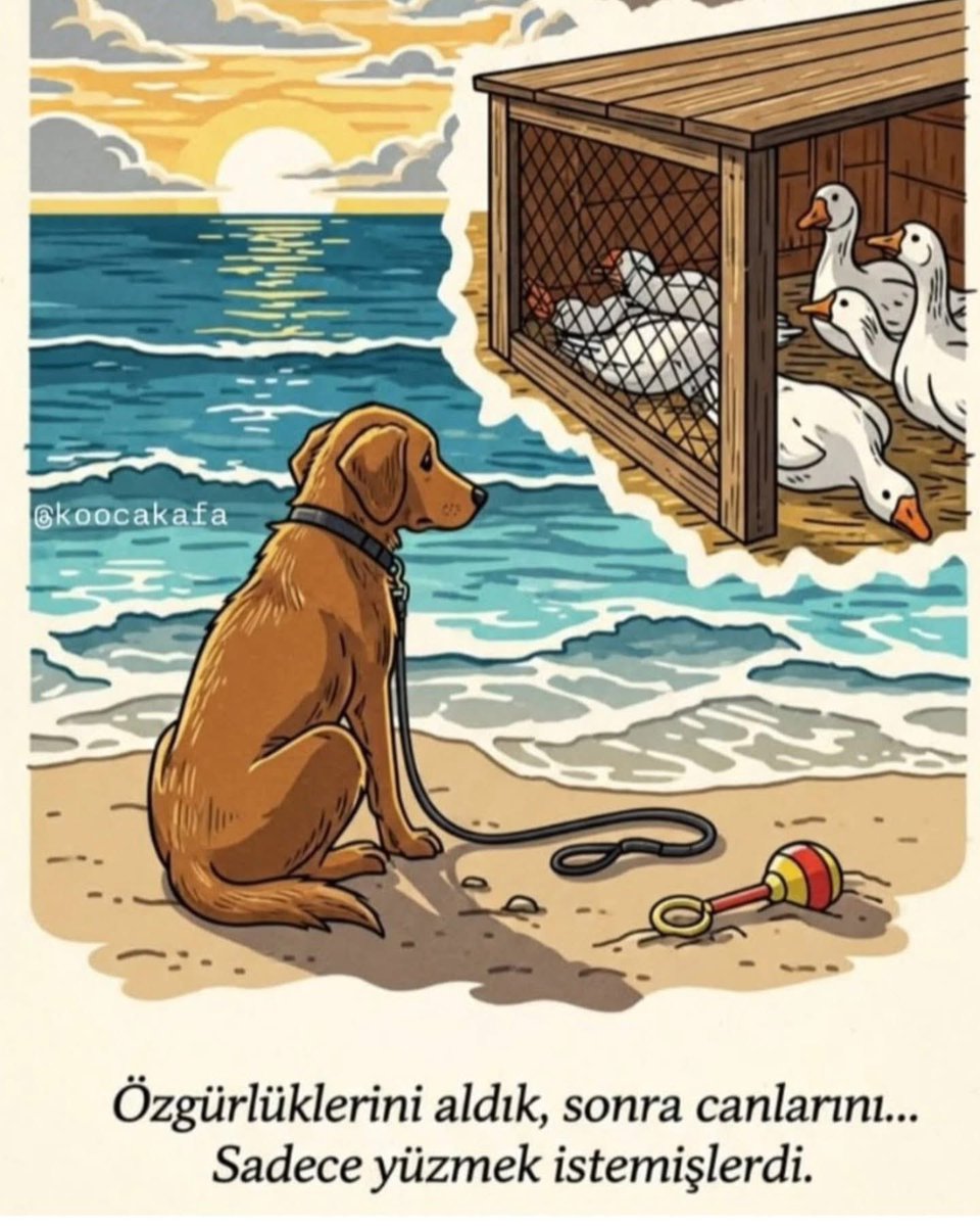 Kötü insanlar ve sahte dindarlar, hayvanların özgürlüğünü çaldı. Deniz hayalleri kafeslere hapsedildi. Oysa sadece yüzmek istemişlerdi… Sessiz çığlıklarını kimse duymadı, çünkü vicdanlar çoktan susturulmuştu.

#SahteDindarlık #HayvanaÖzgürlük #KafeseHayır #KötülükYayılıyor