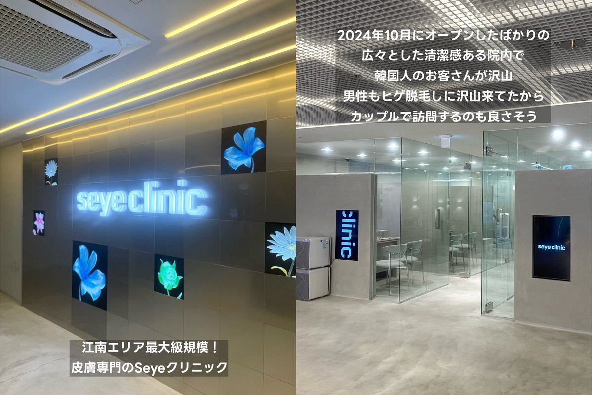 suni__fit's tweet image. 韓国での肌管理で新規開拓した
『Seyeクリニック』が良すぎた件🏥
推しポイントは高性能の肌診断で自分の肌状態を事細かにチェックできる&本当に必要な施術が分かること ! !
その他にも⤵︎
・新論峴駅7番出口近くで立地神
・日本人室長常駐
・タックスリファンドの機械有
・日曜祝日も診察OK…