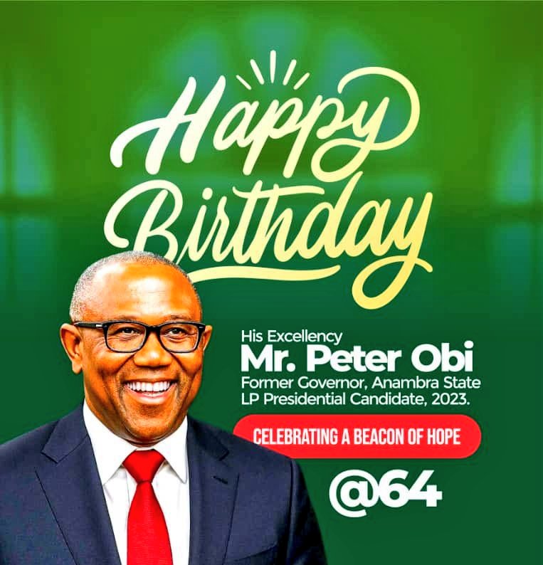 AUyore's tweet photo. #PeterObiAt64 https://t.co/8y5rdwaGGc