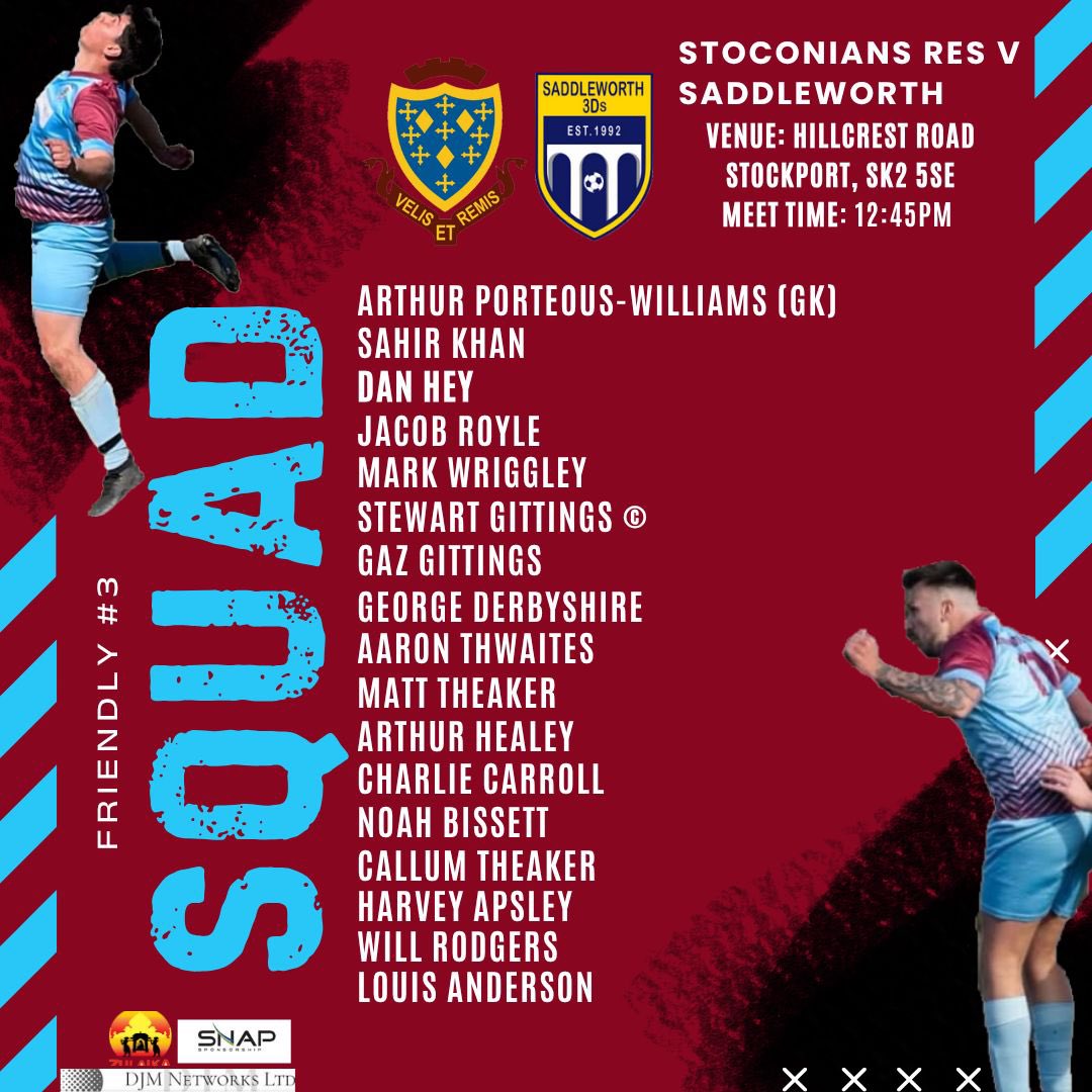 Stoconians FC (@stoconiansfc) on Twitter photo STOvSAD The reserves welcome <a href="/Saddleworth3Ds/">Saddleworth3Ds FC</a> to Hillcrest today for a pre-season friendly. 2.00pm kick-off at Hillcrest. Get down and support the boys. #stoconians #hillcrest #preseason <a href="/zulaikaindian/">Zulaika Stockport</a> STOvSAD The reserves welcome <a href="/Saddleworth3Ds/">Saddleworth3Ds FC</a> to Hillcrest today for a pre-season friendly. 2.00pm kick-off at Hillcrest. Get down and support the boys. #stoconians #hillcrest #preseason <a href="/zulaikaindian/">Zulaika Stockport</a>