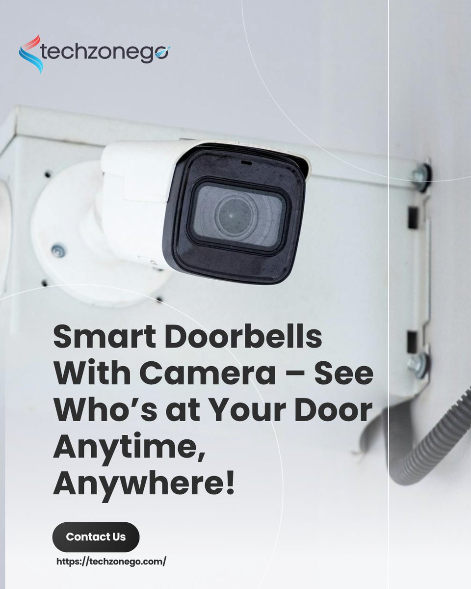 TechZoneGo's tweet image. Smart Doorbells With Camera – See Who’s at Your Door Anytime, Anywhere!
Full details available on the website
techzonego.com/smart-doorbell…
#smartdoorbell #homesecurity #doorbellcamera #videodoorbell