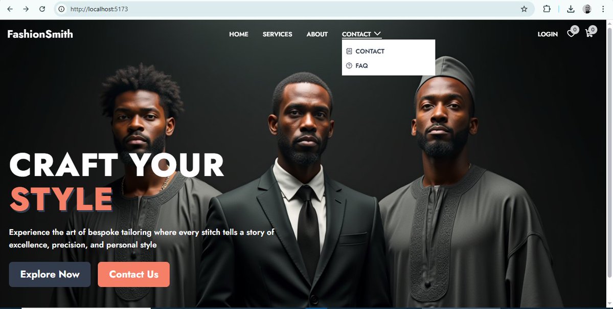 youkay_SWE's tweet image. Started biulding the frontend of my self-service tailoring web app...just built the landing page and custom 404 page...DaisyUI is really cool.....@alxseinnigeria