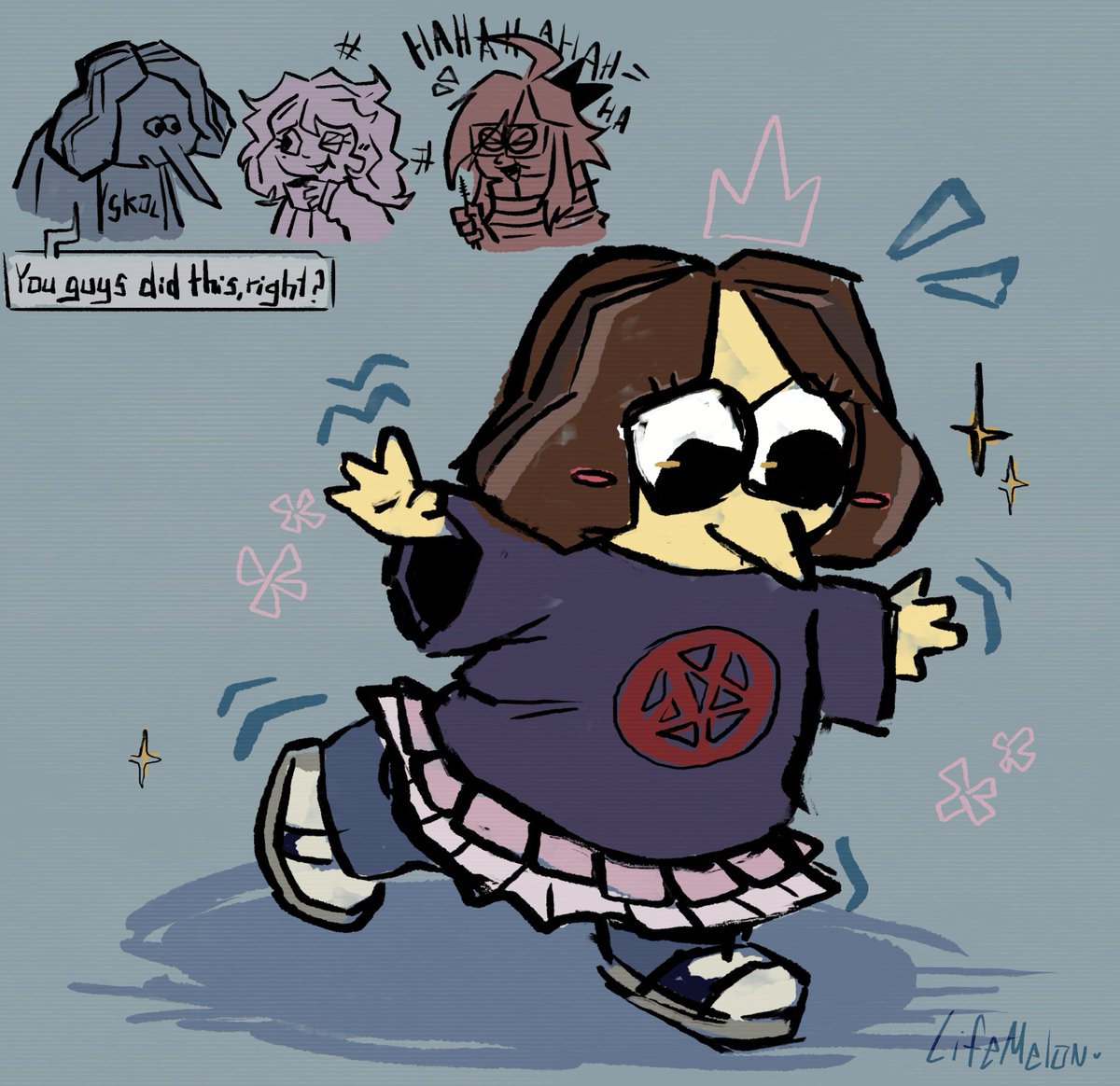 LifeMelon1's tweet image. i cant-

@fwugkris put him in a tutu and i couldn&apos;t resist.

#bridgekids