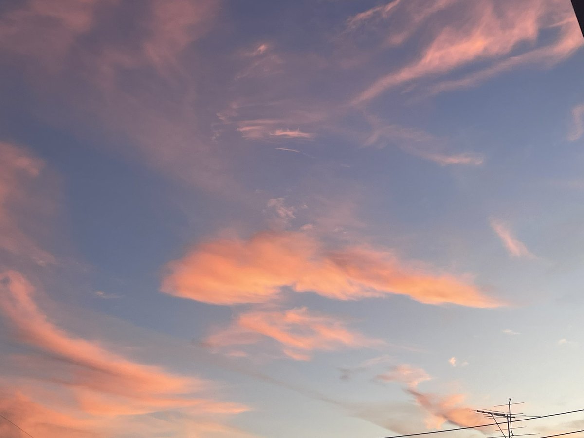 吸い込まれるような夕焼けだった