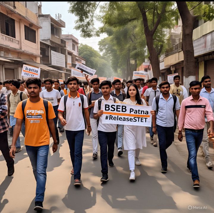 Don’t talk about ‘Bihar Rising’ until STET is released."
#ReleaseSTET 
#ReleaseSTET 
#ReleaseSTET 
<a href="/sunilkbv/">Sunil Kumar</a> <a href="/GovernorBihar/">Raj Bhavan, Bihar</a> <a href="/officecmbihar/">CMO Bihar</a> <a href="/officialbseb/">Bihar School Examination Board</a> <a href="/NitishKumar/">Nitish Kumar</a> <a href="/samrat4bjp/">Samrat Choudhary</a> <a href="/VijayKrSinhaBih/">Vijay Kumar Sinha</a> <a href="/Jduonline/">Janata Dal (United)</a> <a href="/BJP4Bihar/">BJP Bihar</a> <a href="/BJP4India/">BJP</a> <a href="/EduMinOfIndia/">Ministry of Education</a>