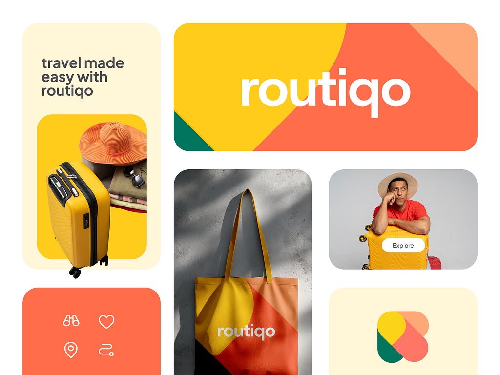 It's a great start to Saturday! Creating a visual identity is another hobby of mine. I recently cooked for Routiqo.