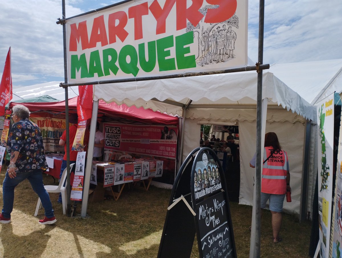 plandpolicy's tweet image. Going to the Tolpuddle Martyrs Festival? Come and say hello, we’re in the Martyrs Marquee…