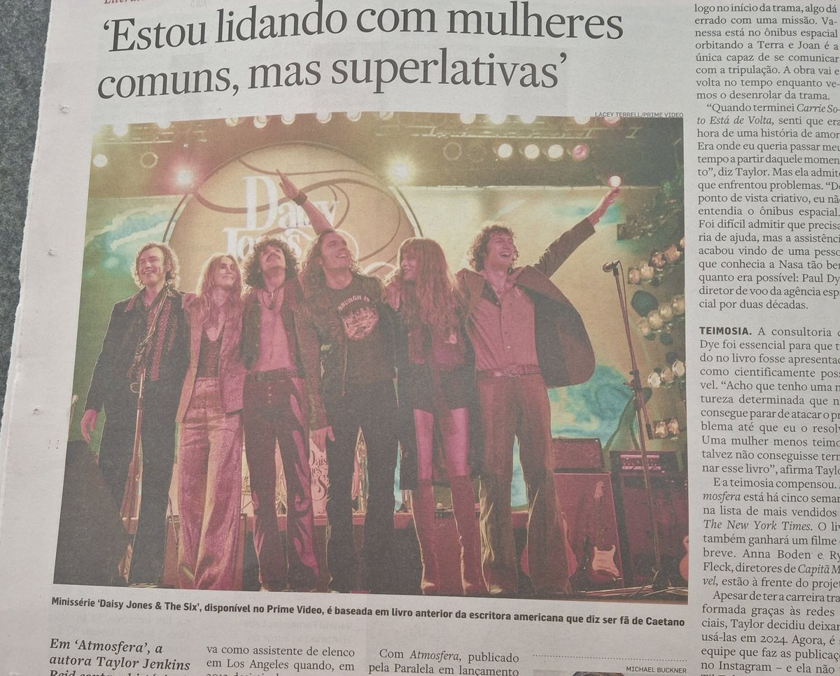 daisy jones and the six no jornal estado de sao paulo
