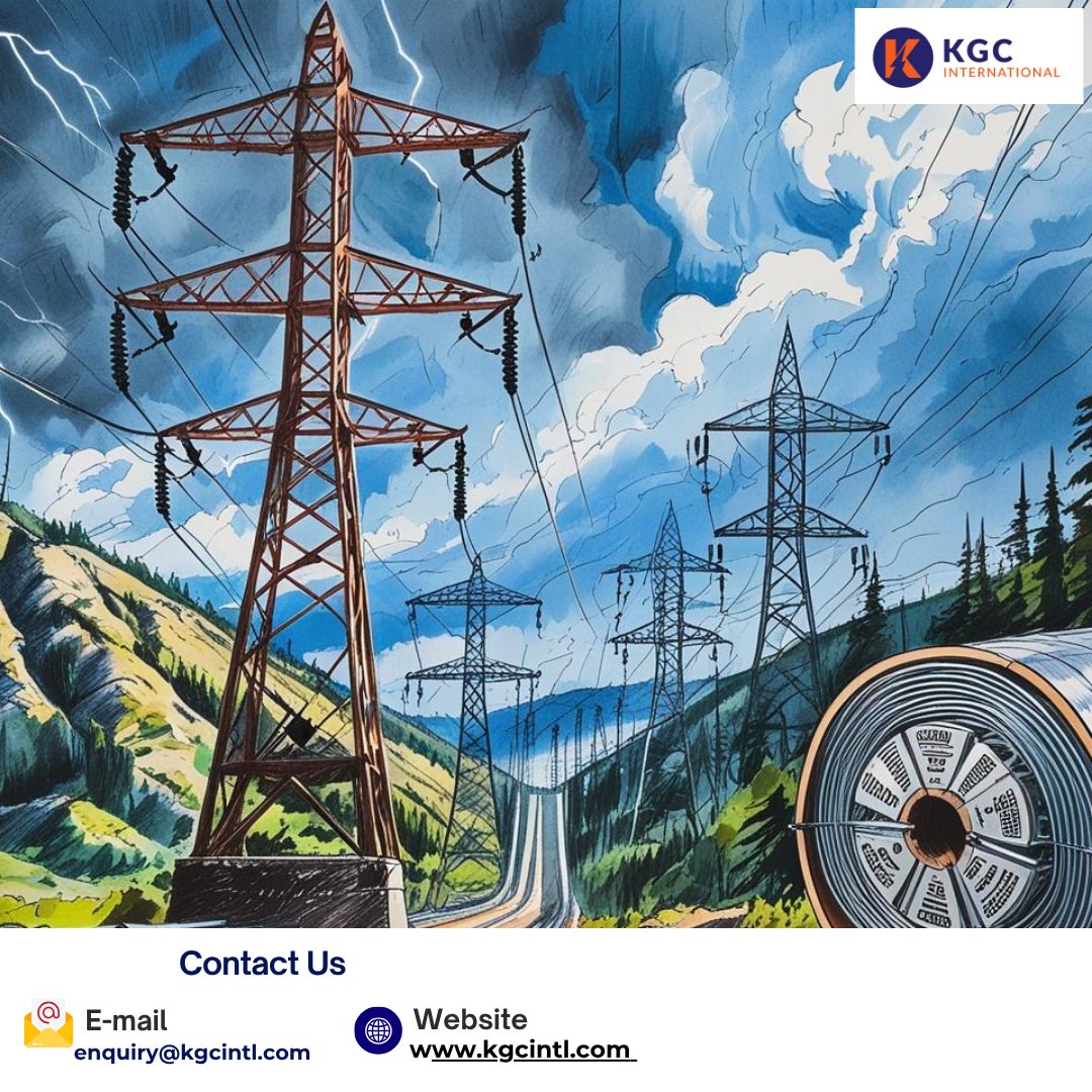 KGCinfo's tweet image. AASCR: Strength meets conductivity. Built for storms, distance &amp;amp; durability. Power that lasts, whatever the weather.
#AASCRConductor #PowerThatLasts #GridStrength #LongDistanceTransmission #ElectricalReliability #StormProofEnergy #SmartInfrastructure #PowerDistribution