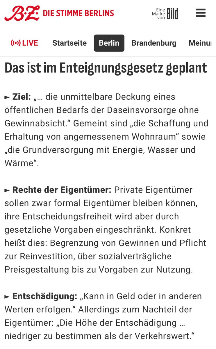 Klingt klasse. 👍 

Neue Investoren werden Schlange stehen um in Berlin zu investieren.