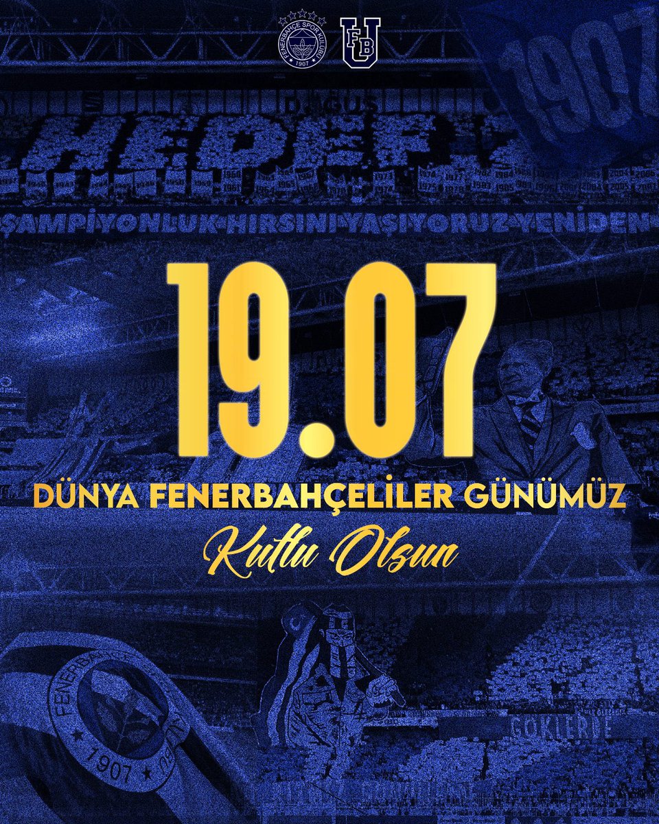 DÜNYA FENERBAHÇELİLER GÜNÜMÜZ KUTLU OLSUN!