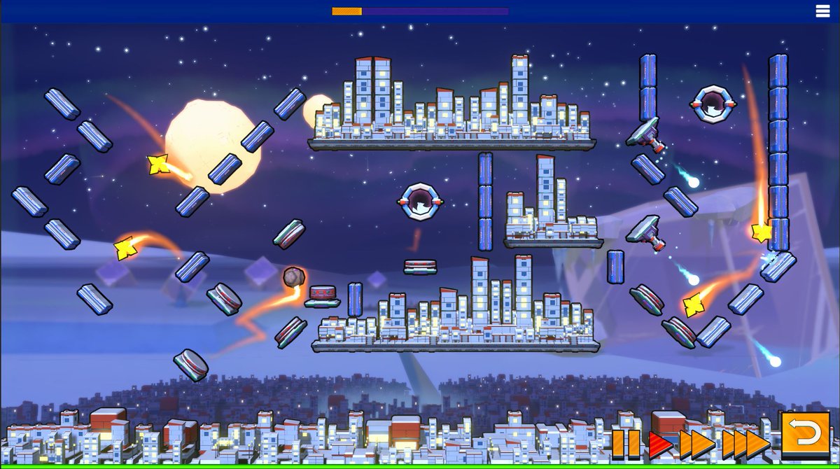 Here's a sneak peek at the snowy world we're working on! ❄️ 

Expect a fresh look... and some fresh mechanics too. 🧊

#ScreenshotSaturday 
#IndieGame #GameDev #PhysicsGame #demo #indiedev #madewithunity