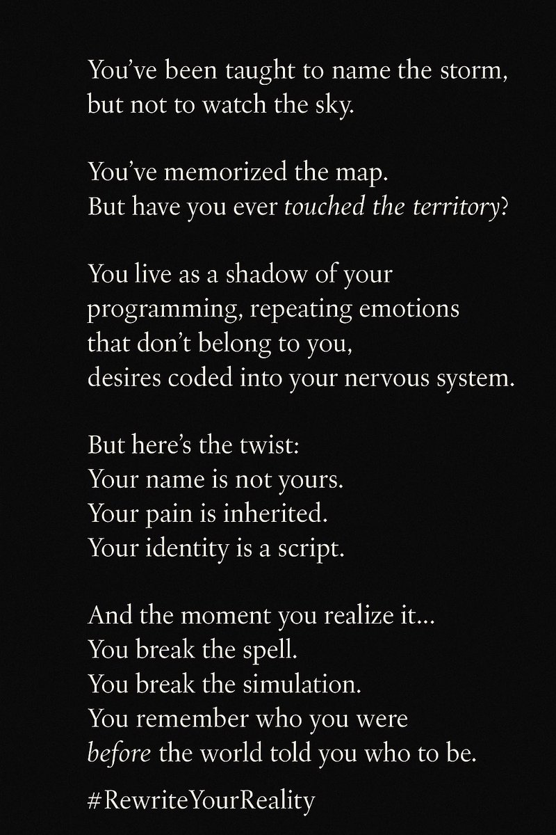 zghaibehi's tweet image. #BreakTheIllusion

#ConsciousnessUnlocked

#DecodeReality

#YouAreNotHuman