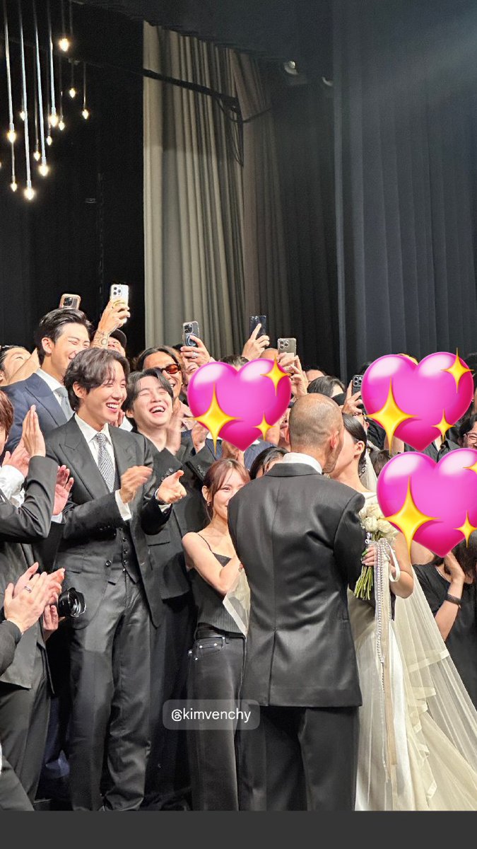 namjoon, jhope and yoongi at their stylist wedding 🥺🤍