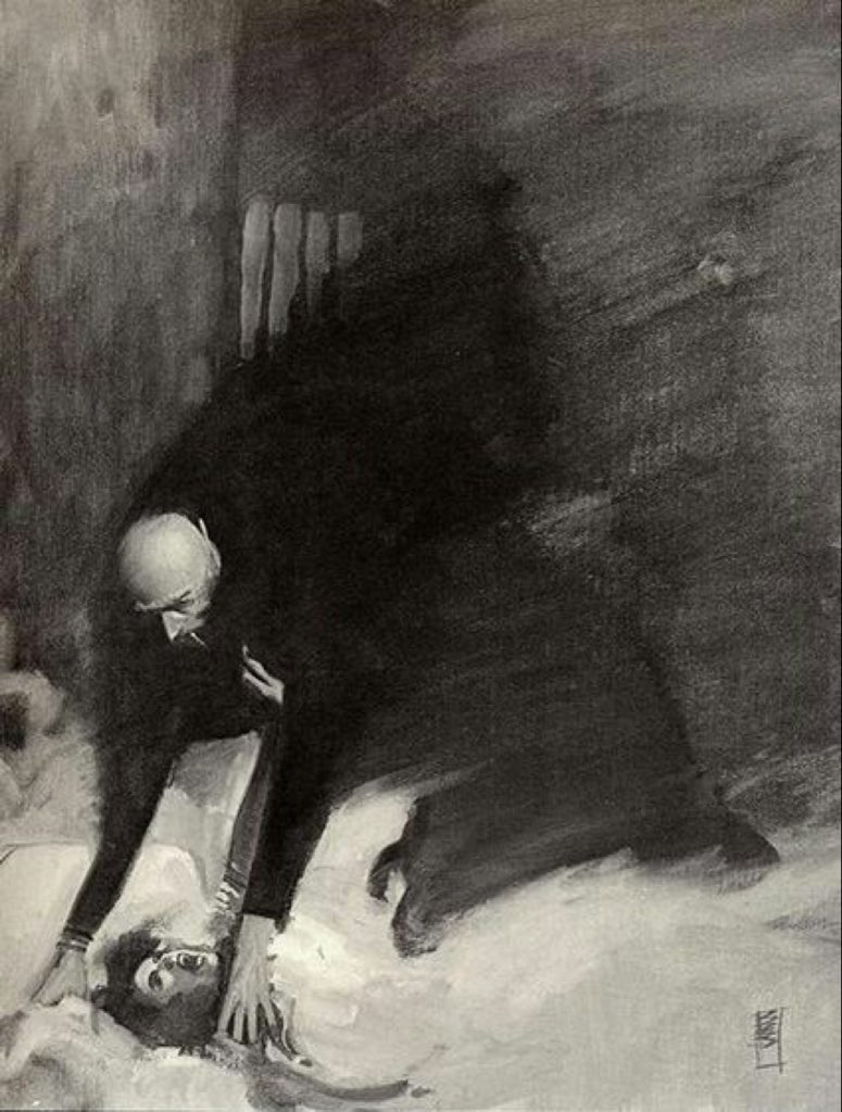BayanHedonist's tweet image. Nosferatu by Bill Sienkiewicz