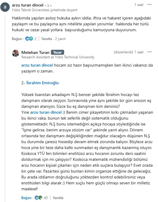 ytunocontext1's tweet image. Arzu Turan Dincel, Metehan Turan’ın iddialarına yanıt verdi. Metehan Turan ise farklı bir isim daha paylaşarak sürecin detaylarını açıkladı. 

Turan, Pazartesi günü bu işi organize edenleri açıklayacağını söyledi.