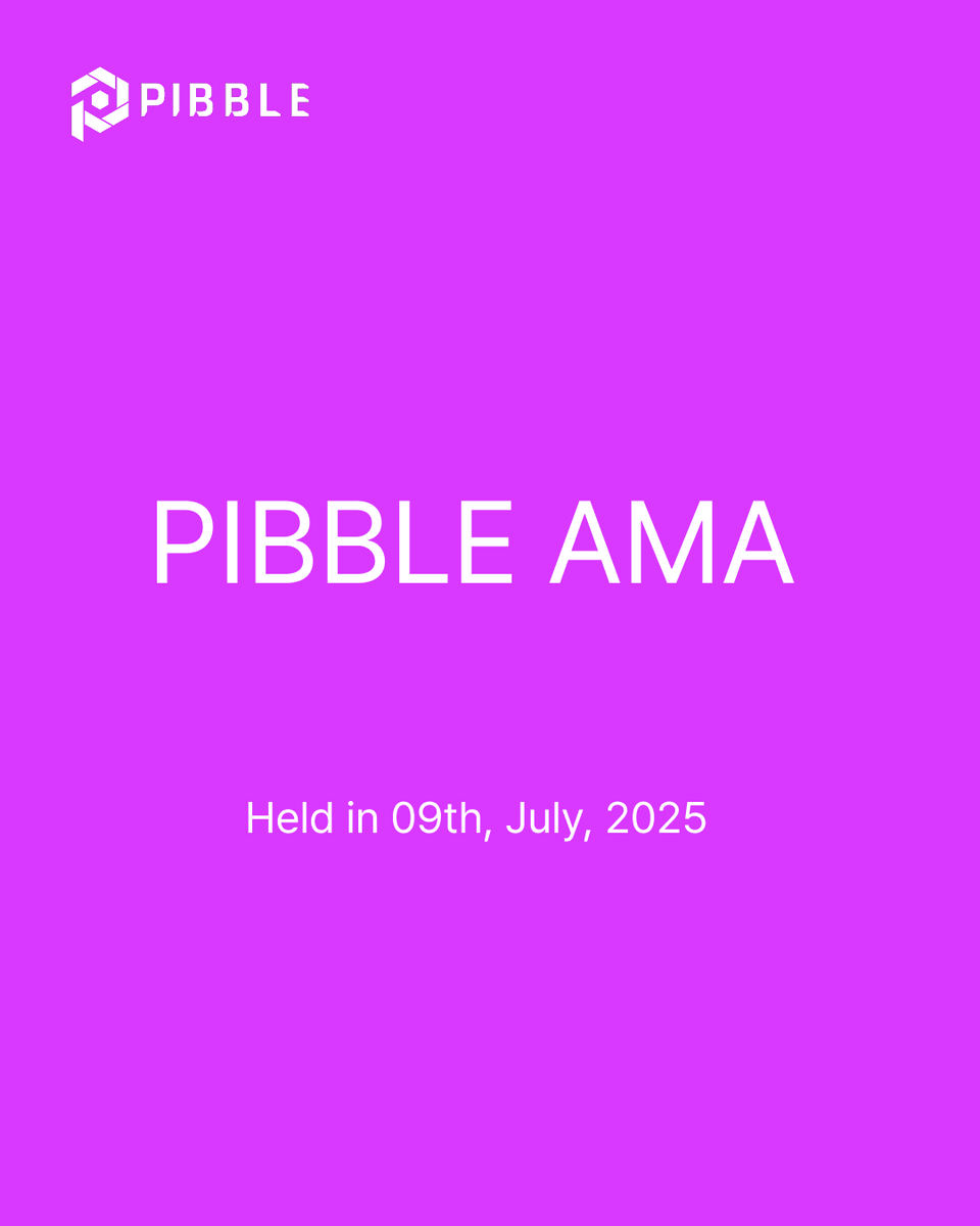 PIBBLE_official (@pibbleio) / Posts / X