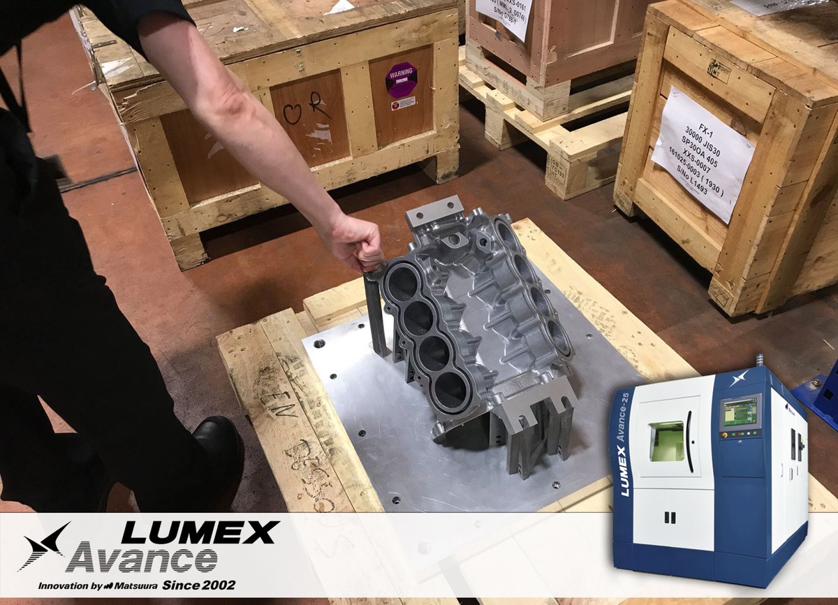 Matsuura_UK's tweet image. Component of the day.
V8 Engine Block; 3D metal printed, laser sintered and CNC machined on a Matsuura LUMEX.
For more information; call us on 01530 511400.
#Matsuura #LUMEX #3dmetalprinting #ukmfg