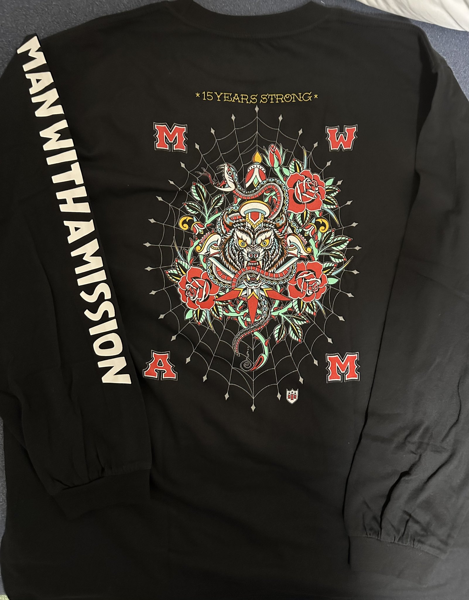 MAN WITH A MISSION Tokyo Hiro コラボTシャツ Tokyo Hiro×MWAMコラボTシャツ（ホワイト） - MWAM Web Shop