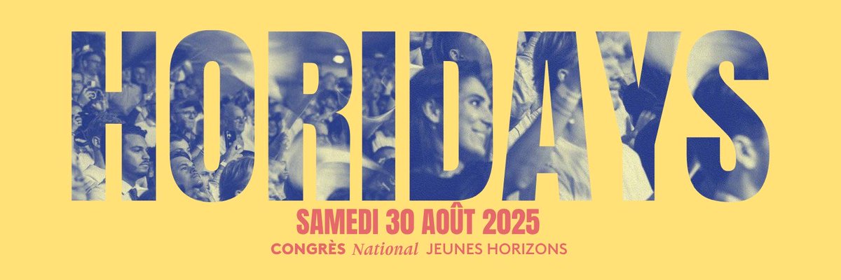 SachaMetzker's tweet image. 📸 Nouvelle bannière pour célébrer le Congrès national des @HorizonsJeunes, rendez-vous le 30 août !

#Horidays

Pour s’inscrire :
👉 form.qomon.org/inscription-co…